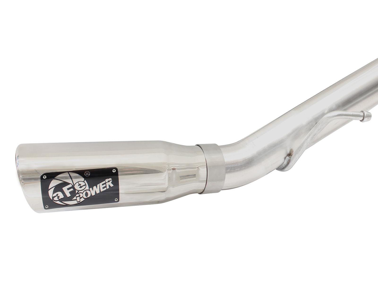 AFE MACH Force-Xp 3 IN 409 Stainless Steel Cat-Back Exhaust System w/Polished Tip (2005-2015 Xterra) - 49-46110-P