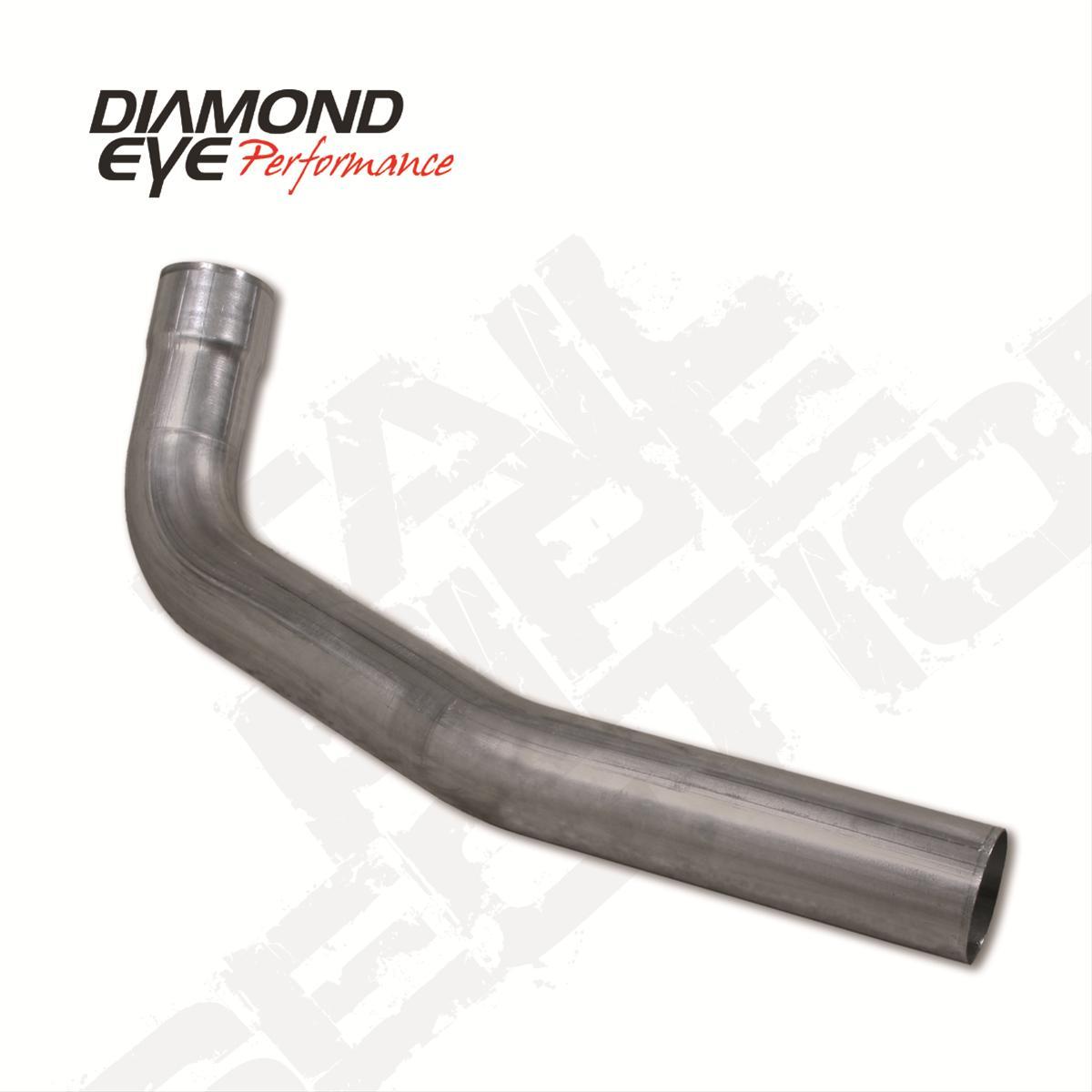 Diamond Eye Performance Exhaust Pipe 4 Inch Second Section Only Pass 00-Early 03 Ford F250/F350 F550 Rollover-Peformance Diamond Eye - 161061