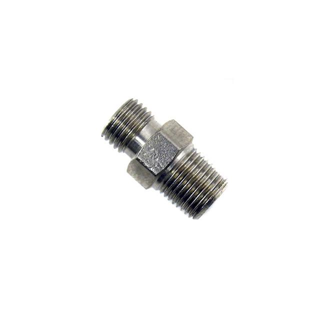Nitrous Express 3AN X 1/8 NPT STRAIGHT FITTING MODIFIED TO HOLD A JET - 16108M