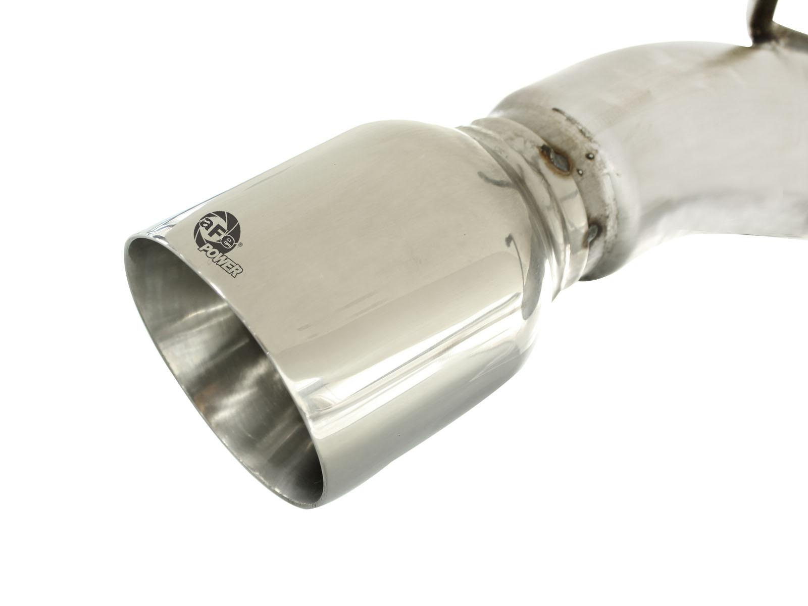 AFE MACH Force-Xp 3 IN 409 Stainless Steel Cat-Back Exhaust System w/Polished Tip (2010-2013 Camaro, Camaro) - 49-44039-P