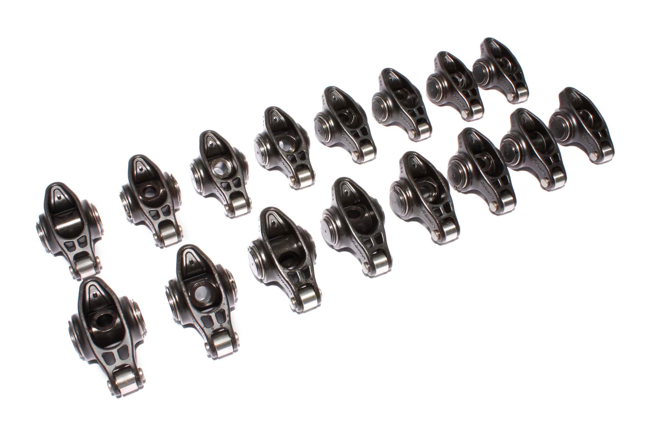 Comp Cams Ultra Pro Magnum Self-Aligning Rocker Arm Set w/ 1.52 Ratio for SBC w/ 3/8" Stud - 1617-16