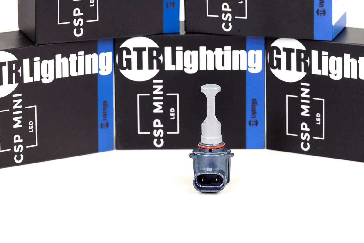 GTR Lighting 9005/9145/H10: GTR CSP Mini LED Bulb (Single) (Universal) - SN.LED143