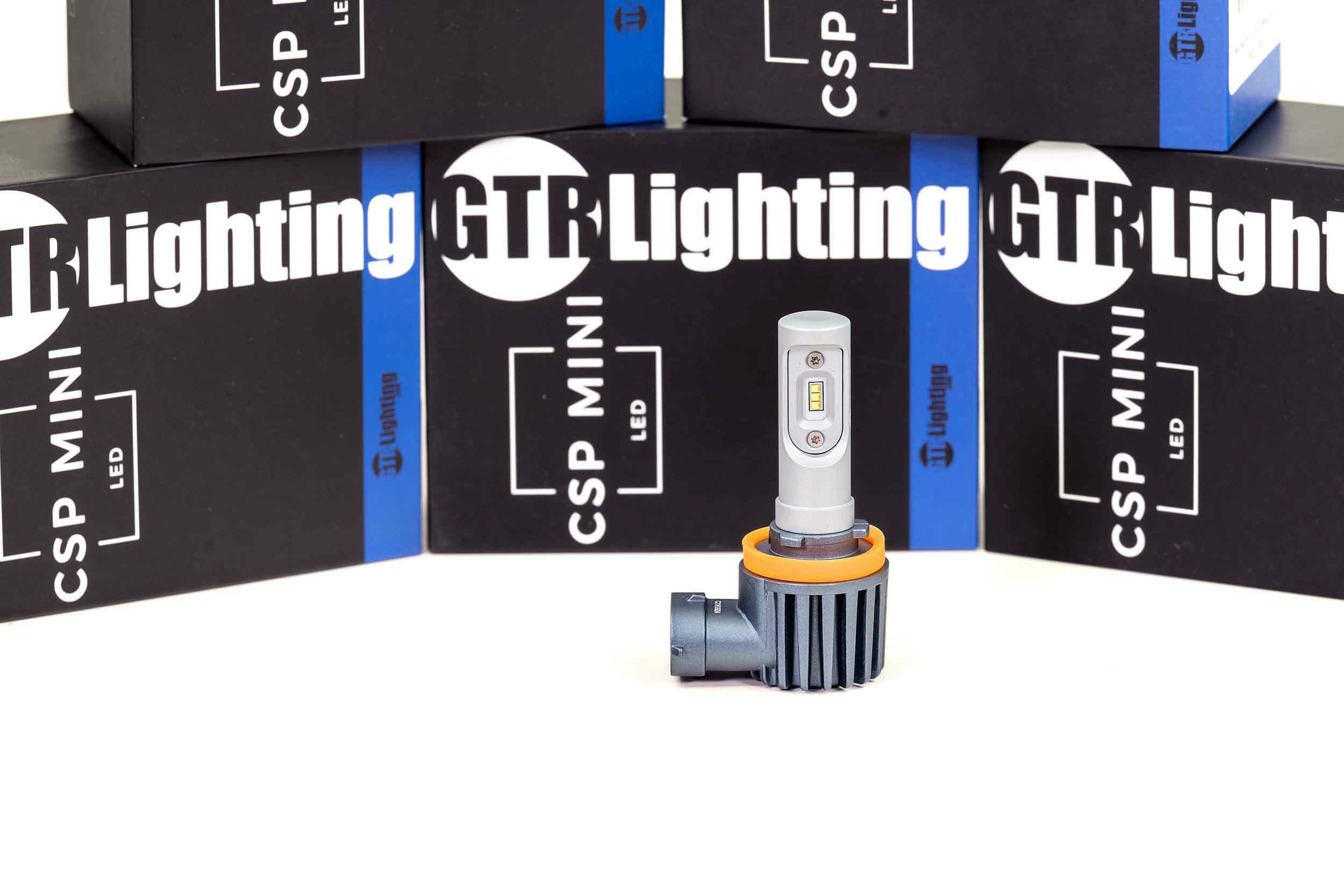GTR Lighting H11/H9/H8: GTR CSP Mini LED Bulb (Single) (Universal) - SN.LED148