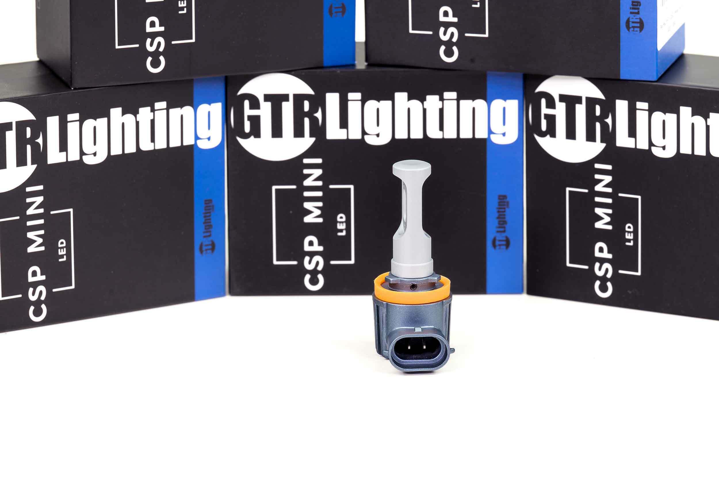 GTR Lighting H11/H9/H8: GTR CSP Mini LED Bulb (Single) (Universal) - SN.LED148