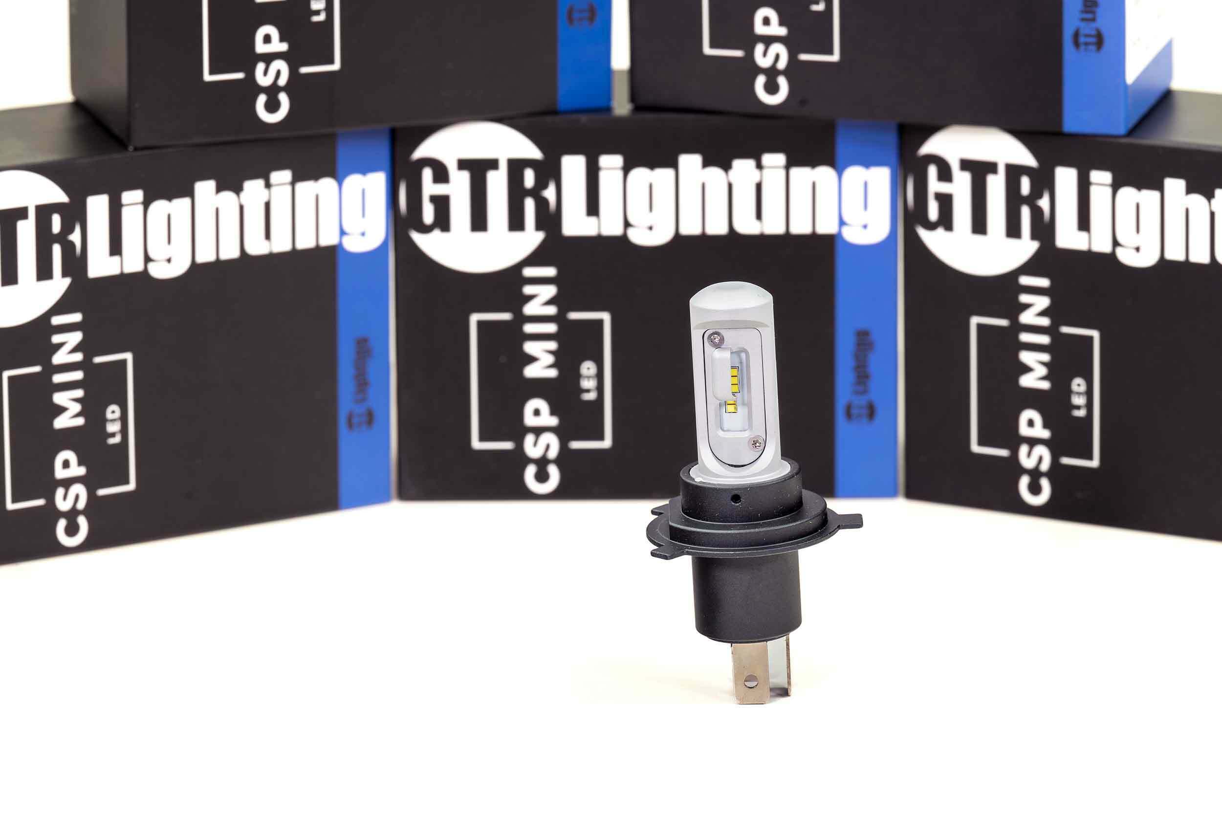 GTR Lighting H4/9003: GTR CSP Mini LED Bulb (Single) (Universal) - SN.LED151