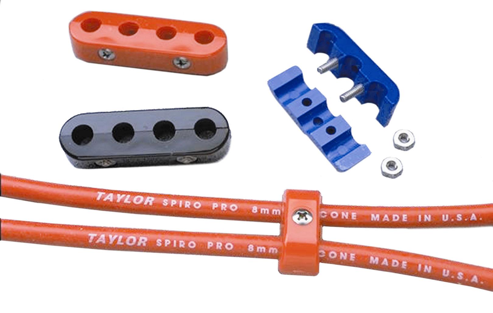 TAYLOR CABLE 7-8mm Separators Clamp Style black - 42700