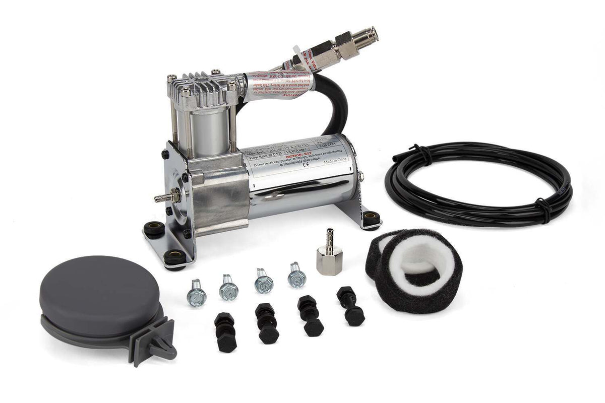 Air Lift Performance 12 Volt HD electric air compressor. Replacement compressor for kits: 25854, 25856, 25980EZ, 74000, 74000EZ. - 16192