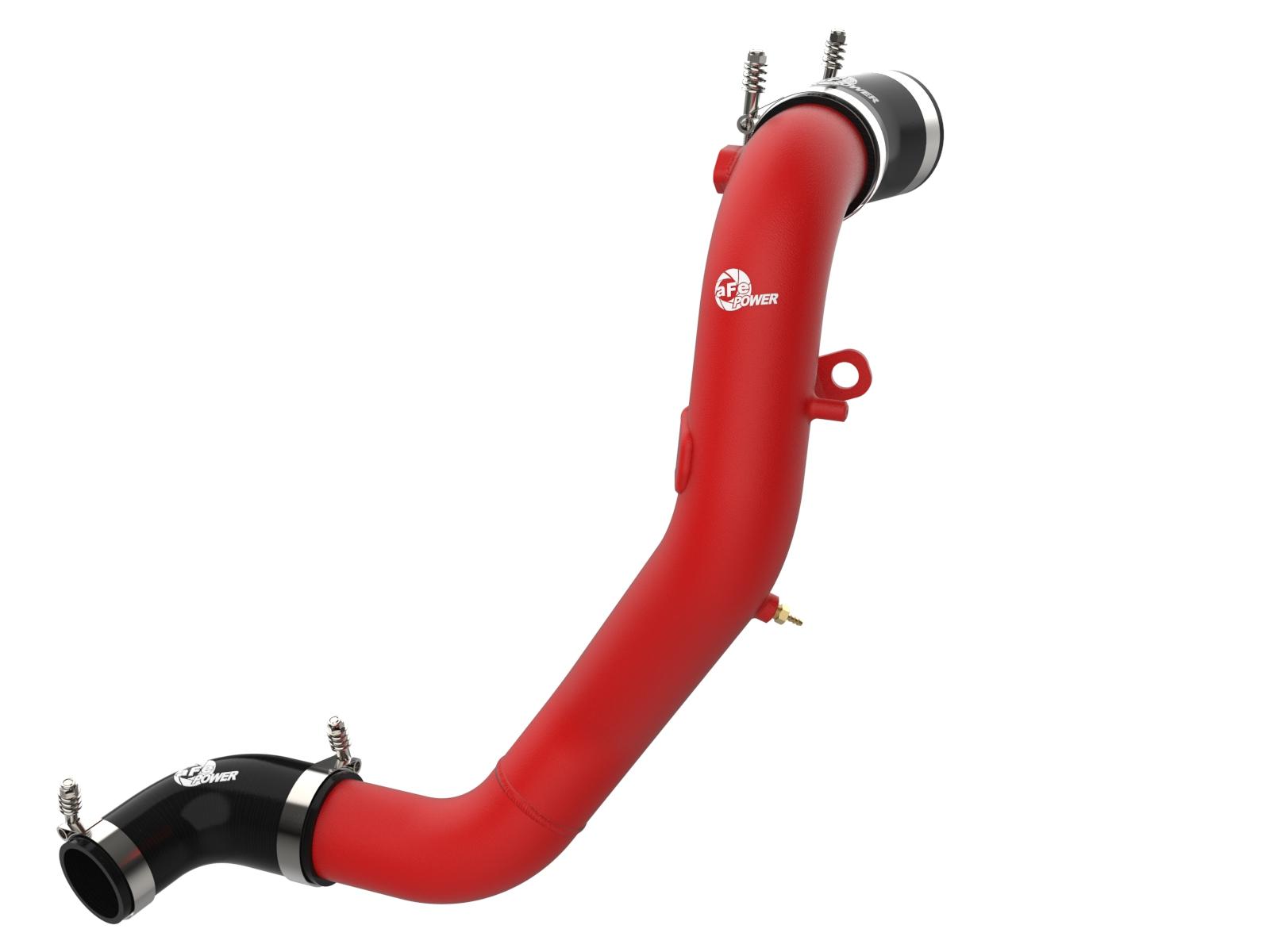 AFE BladeRunner 3 IN Aluminum Cold Charge Pipe Red Kia Stinger 18-22 V6-3.3L (tt) - 46-20509-R