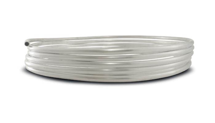 Vibrant Performance Aluminum Hard Line, 1/4" Od (6.35mm) - 25 Foot Spool - 16409