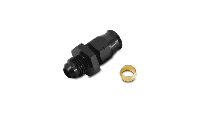 Vibrant Performance -10An Male To 5/8" Tube Adapter Fitting W/ Brass Olive Insert - 16459