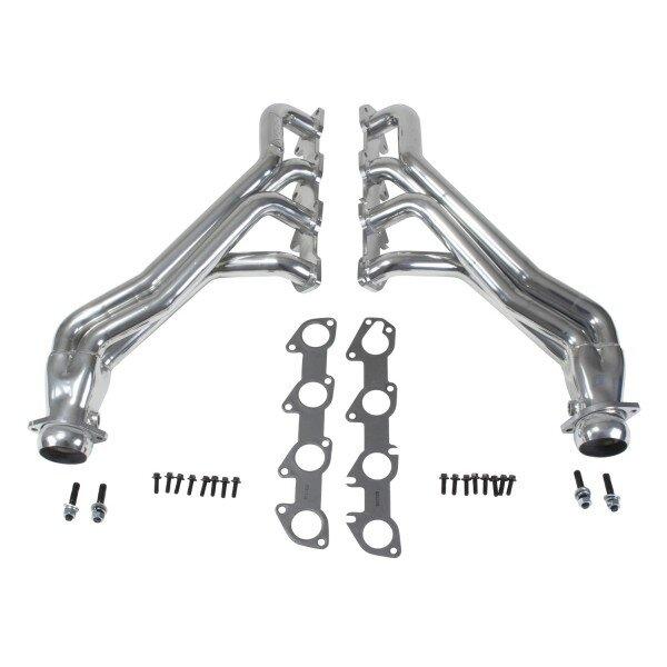 BBK 1-7/8" Long Tube Headers - Polished Silver Ceramic (6.1L-6.2L-6.4L Challenger, Charger) - 16480