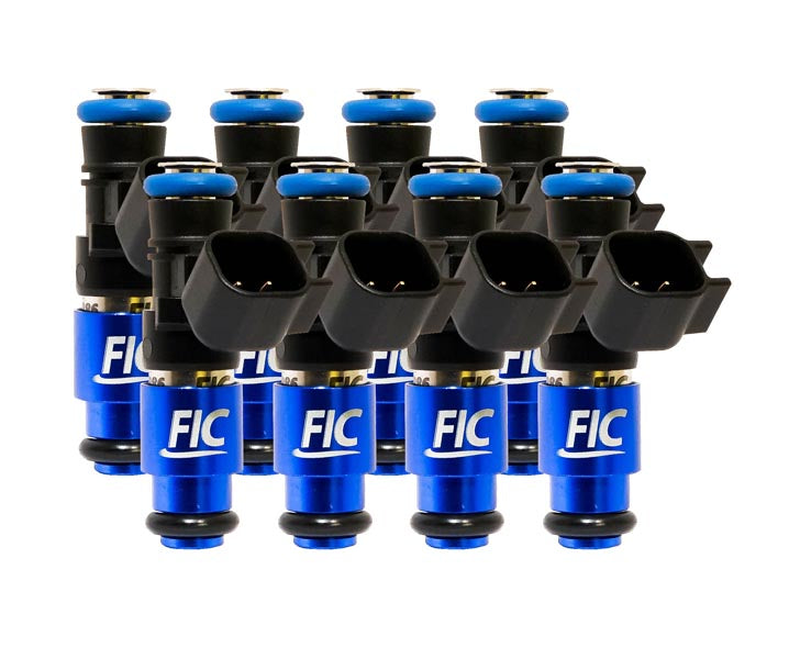 1650cc (180 lbs/hr at OE 58 PSI fuel pressure) FIC Fuel Injector Clinic Injector Set for Dodge 4.7L (2008-2013), 5.7L  (2003 - present) (High-Z)(IS156-1650H)