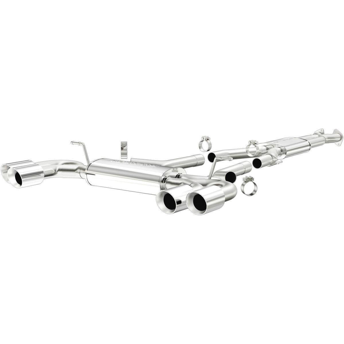 Magnaflow Street Series Stainless Cat-Back System (2010-2016 Genesis Coupe) - 16507