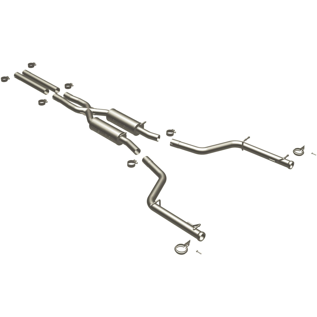 Magnaflow Competition Series Stainless Cat-Back System (2009-2014 Challenger) - 16516