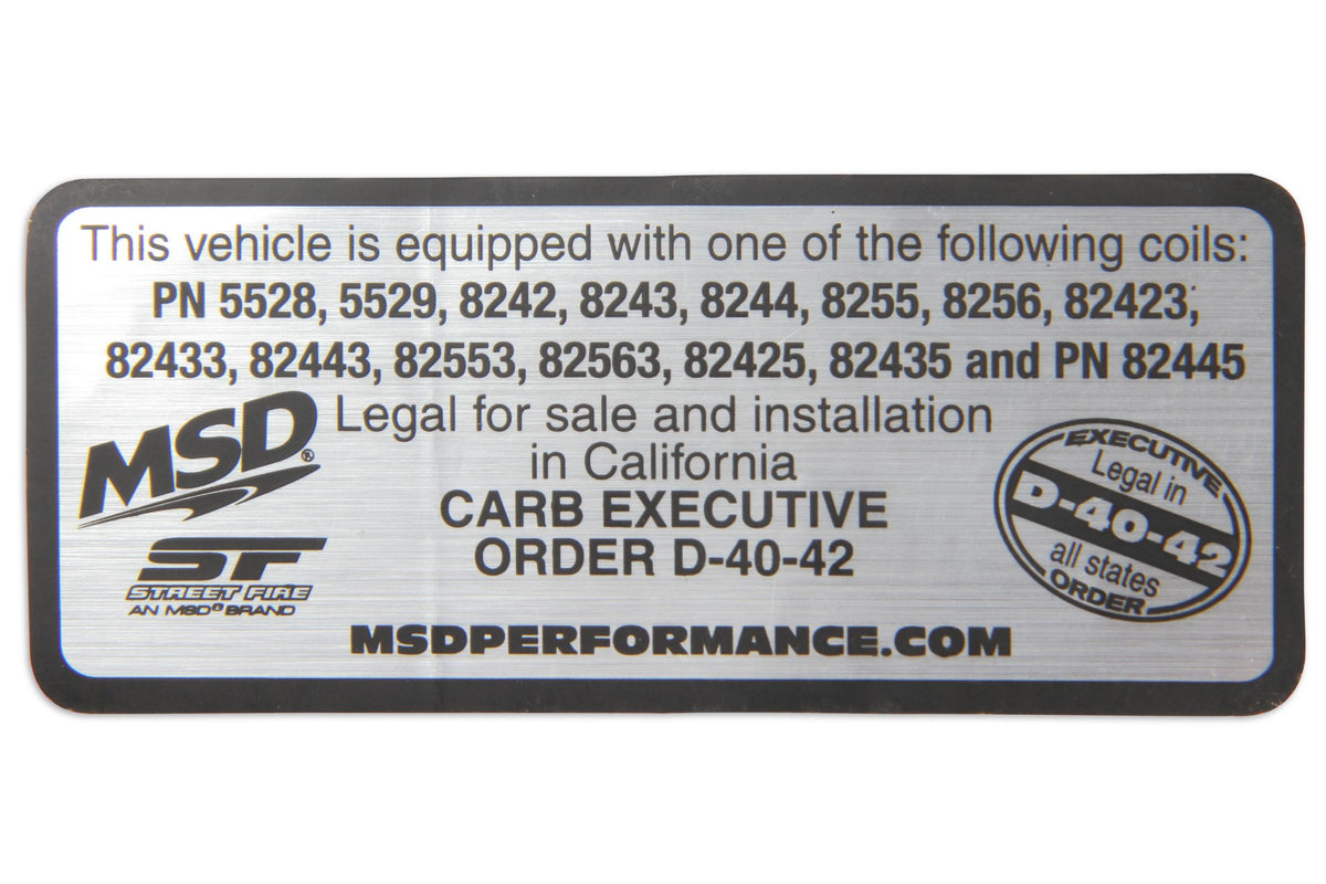 Msd 82558 Coils, 5.7/6.1L Hemi, 05-14, 8-Pack