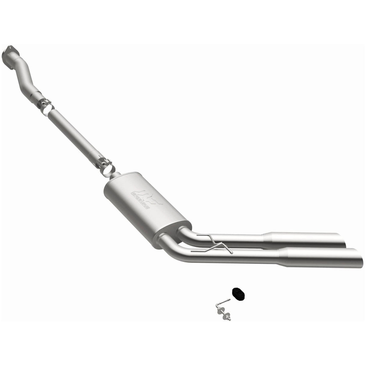 MagnaFlow Exhaust Products MF Series Stainless Cat-Back System 2004 Ford F-150 SYS C/B 09 F-150 EC-CC dual same sd