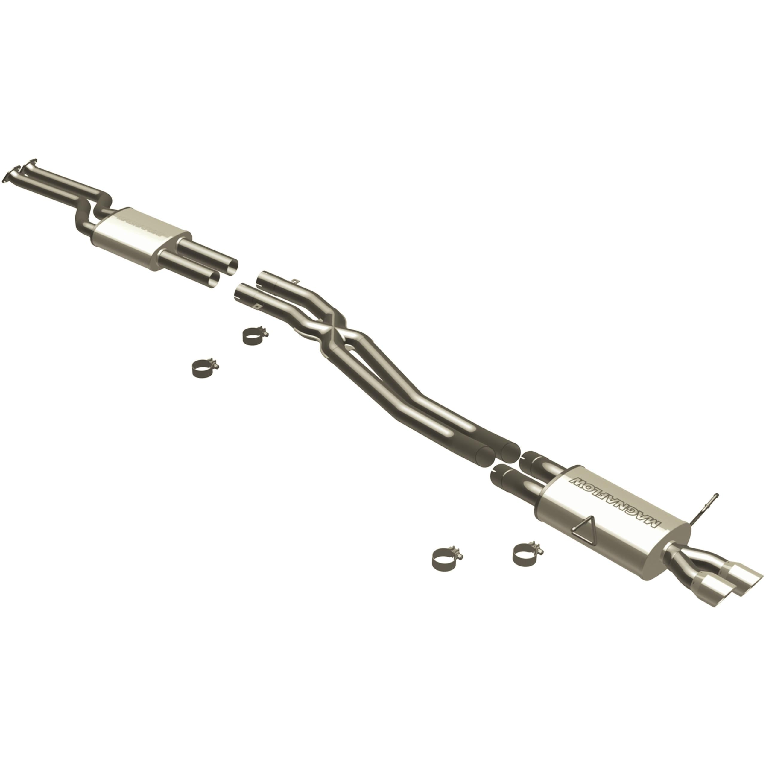 Magnaflow Touring Series Stainless Cat-Back System (2001-2005 330i,2001-2006 330Ci) - 16533
