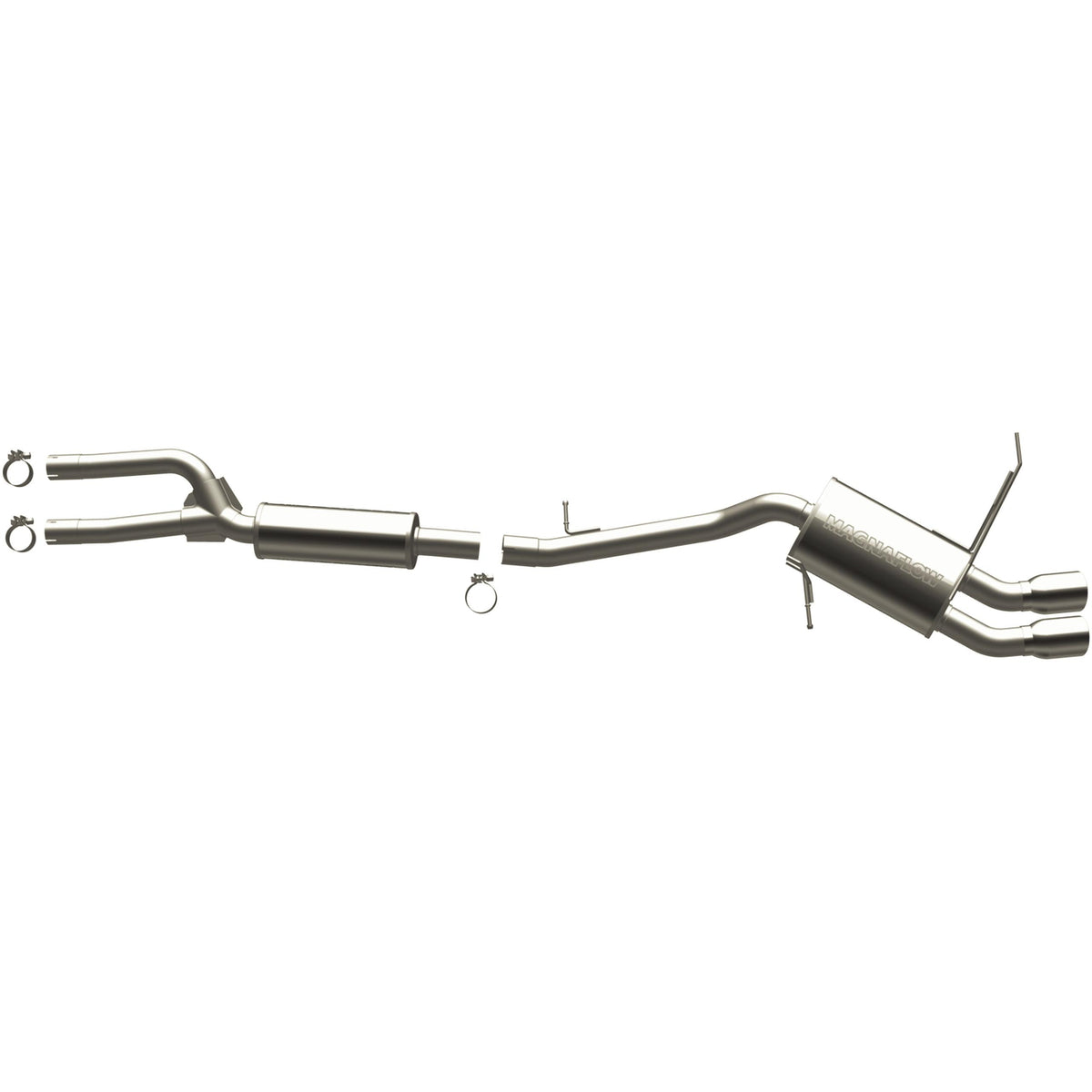 Magnaflow Touring Series Stainless Cat-Back System (2009-2011 328i xDrive,2006-2006 325i,2007-2011 328i,2007-2008 328xi) - 16537