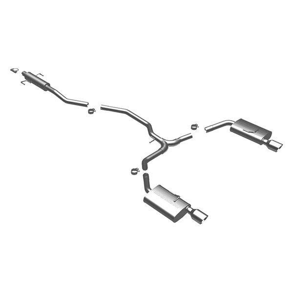 Magnaflow Street Series Stainless Cat-Back System (2006-2009 Milan,2006-2012 Fusion,2006-2006 Lincoln Zephyr,2007-2009 Lincoln MKZ) - 16675