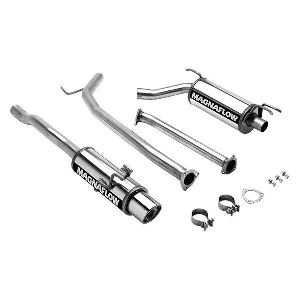 Magnaflow Street Series Stainless Cat-Back System (2006-2011 Civic) - 16687