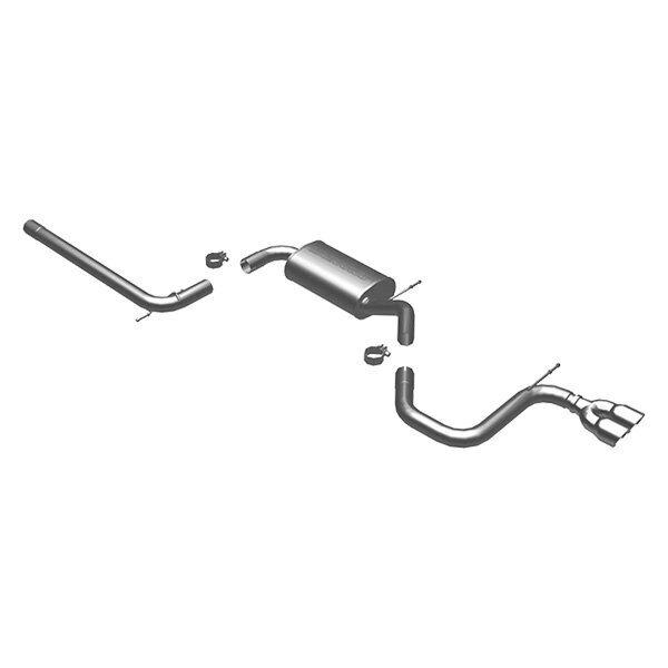 Magnaflow Touring Series Stainless Cat-Back System (2006-2009 Rabbit,2010-2014 Golf) - 16692