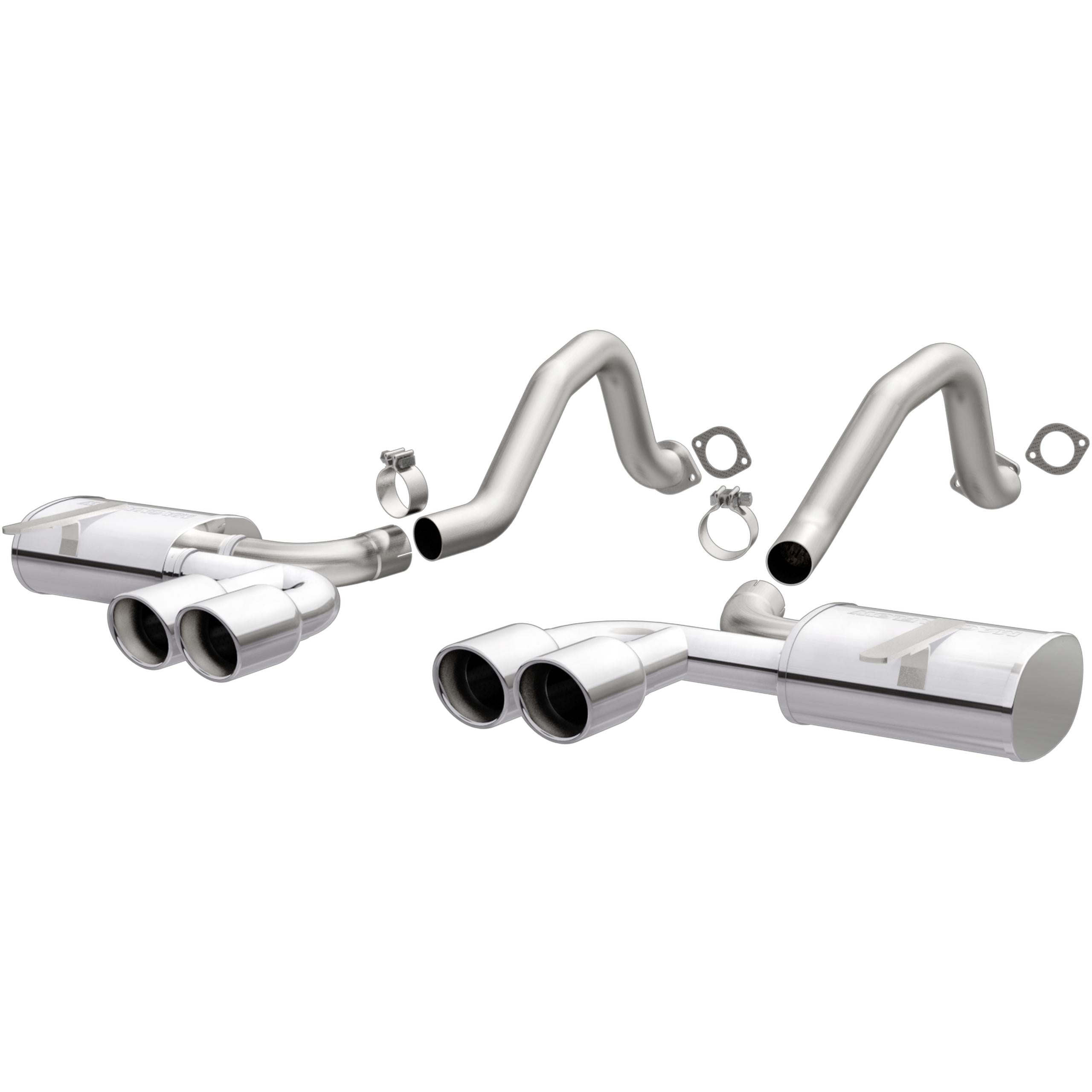 Magnaflow Street Series Stainless Axle-Back System (1997-2004 Corvette) - 16732