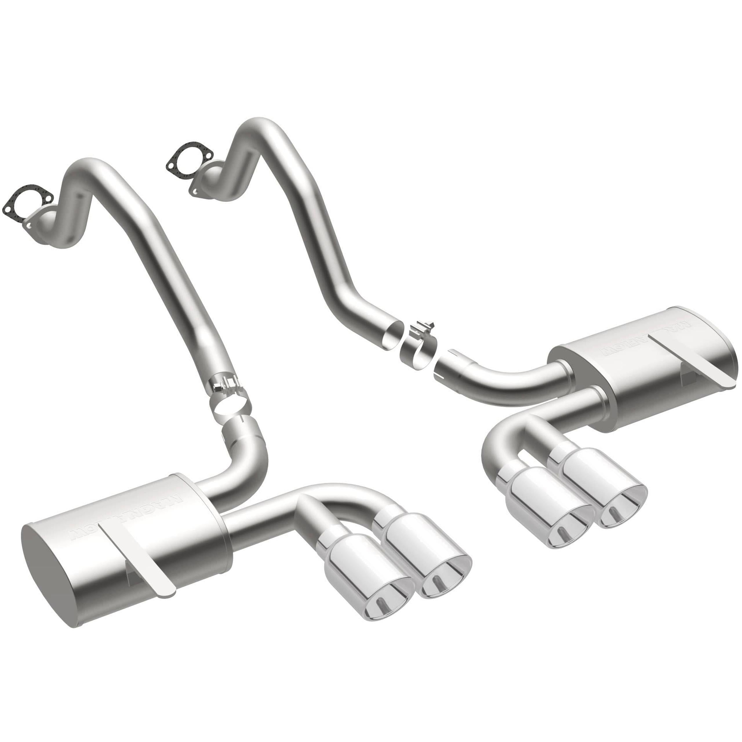 Magnaflow Street Series Stainless Axle-Back System (1997-2004 Corvette) - 16732