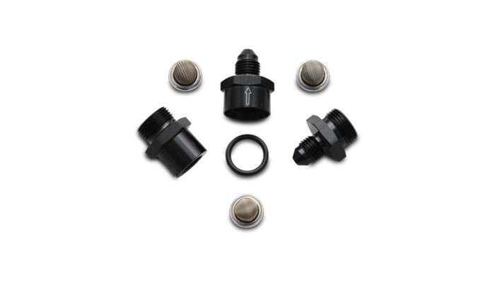 Vibrant Performance Inline Fuel/Oil Filter Set, Size: -4An, W/ 3 Filters - 16734