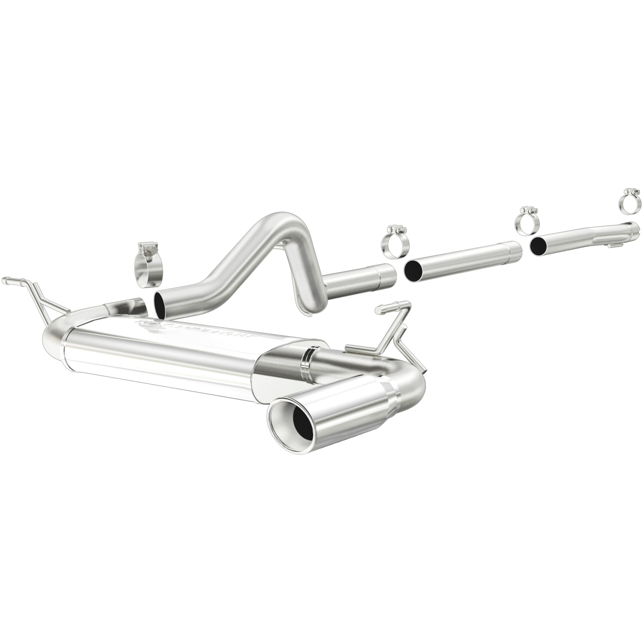 Magnaflow MF Series Stainless Cat-Back System (2007-2011 Wrangler) - 16751