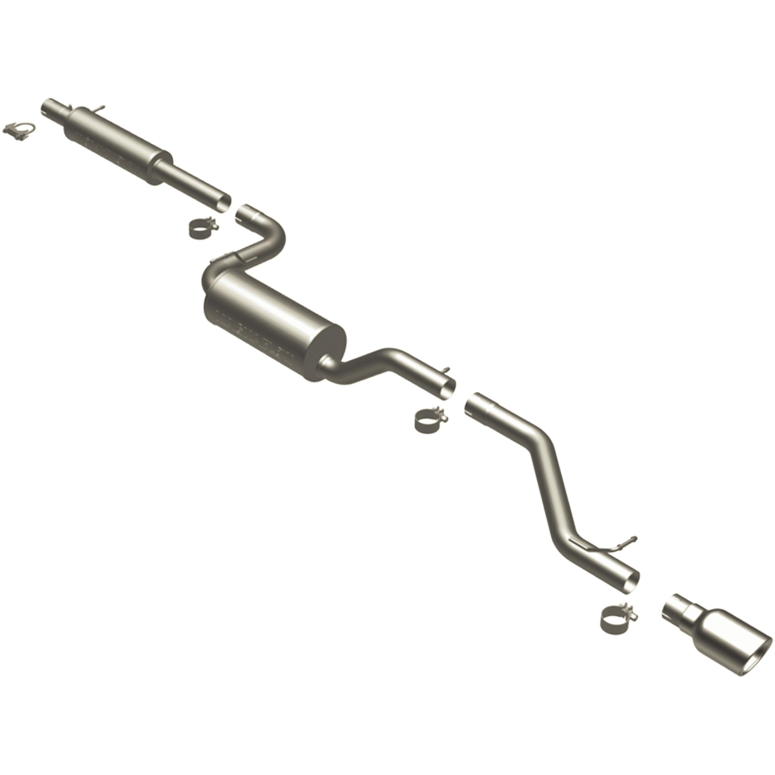 Magnaflow Street Series Stainless Cat-Back System (2007-2009 3) - 16786