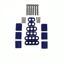 TAYLOR CABLE 10.4 Vertical Wire Loom Kit blue - 42563
