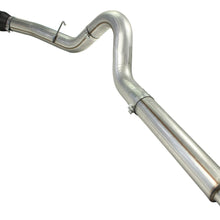 AFE Large Bore-HD 5 IN 409 Stainless Steel DPF-Back Exhaust System w/Black Tip - 49-43054-B