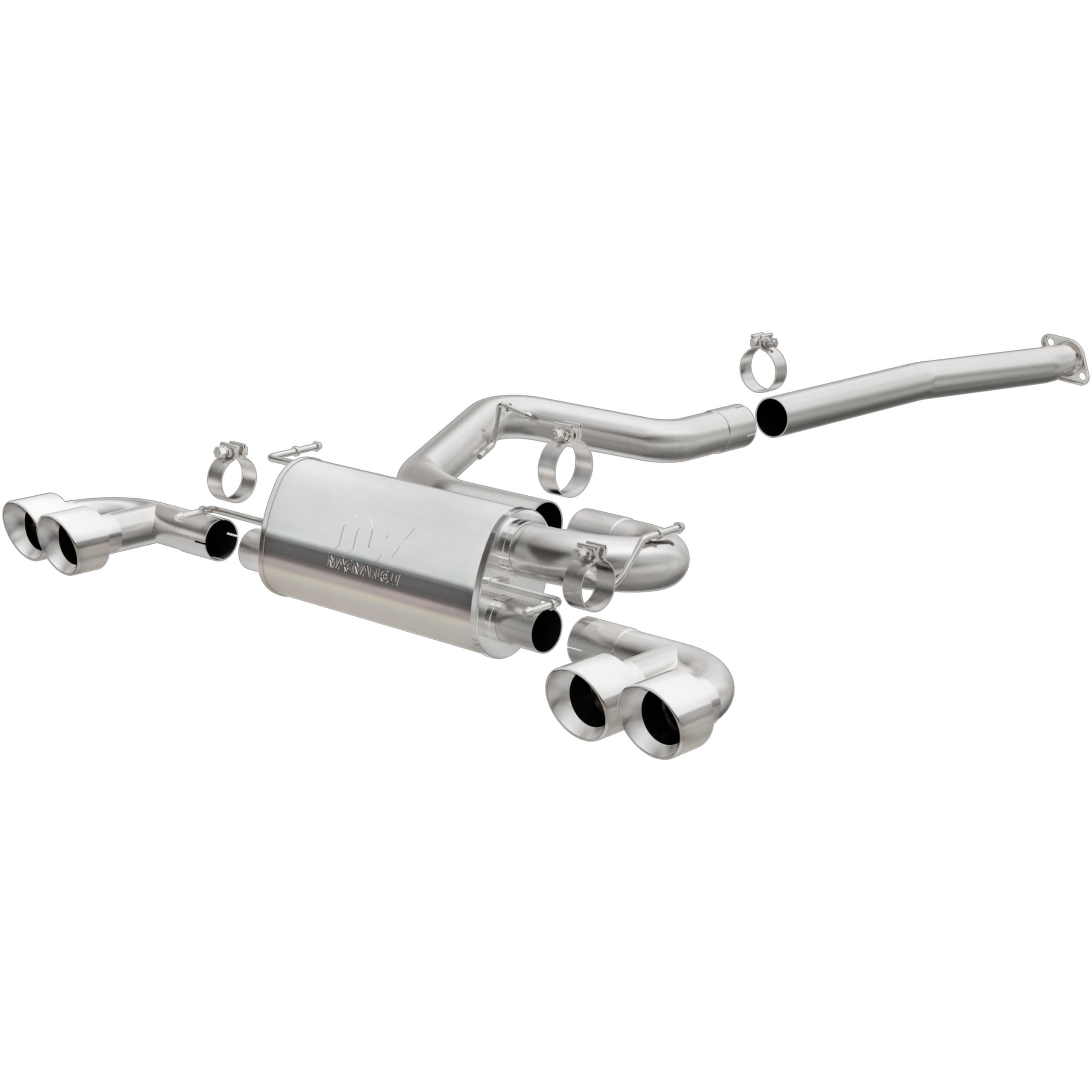 Magnaflow Street Series Stainless Cat-Back System (2008-2012 Impreza) - 16824