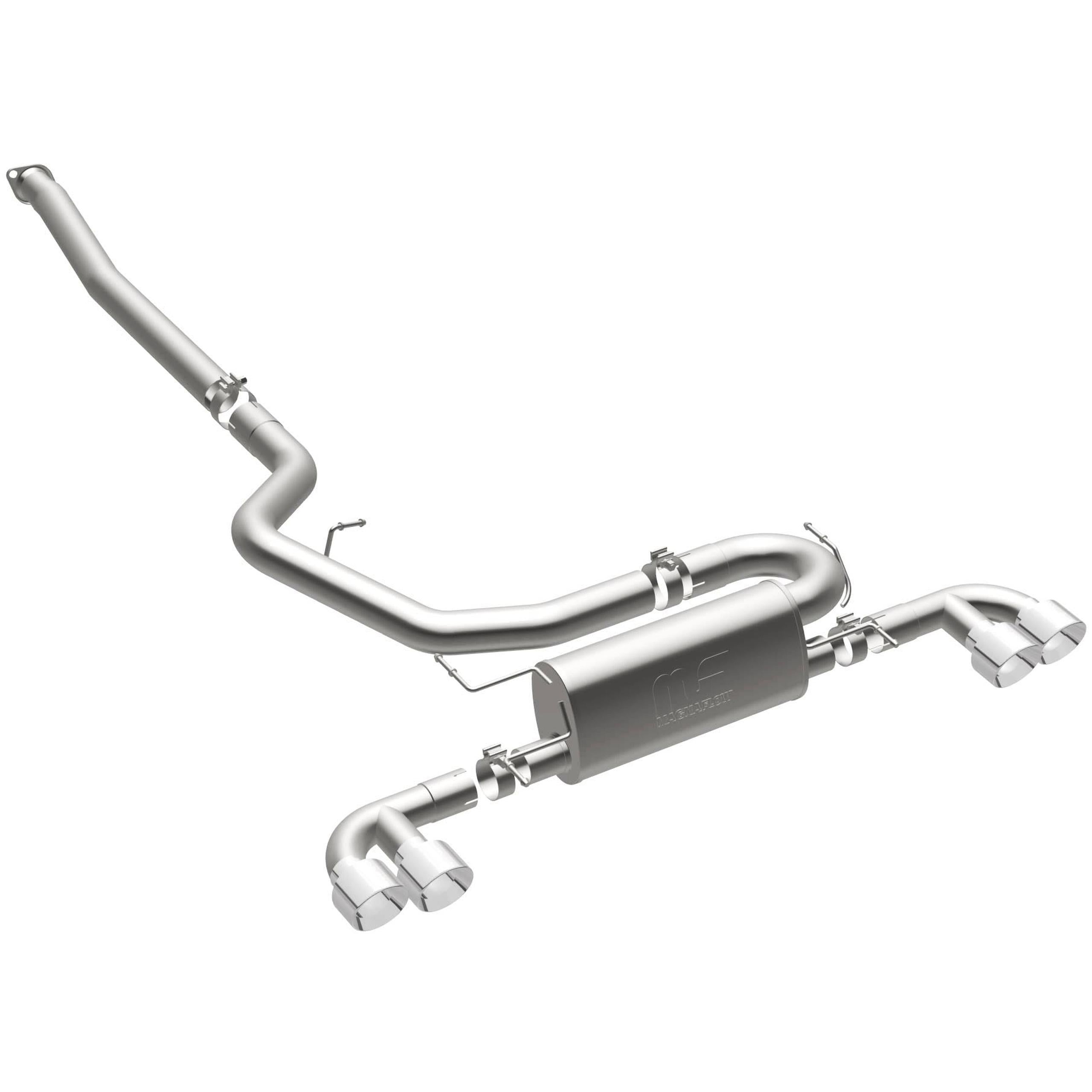 Magnaflow Street Series Stainless Cat-Back System (2008-2012 Impreza) - 16824