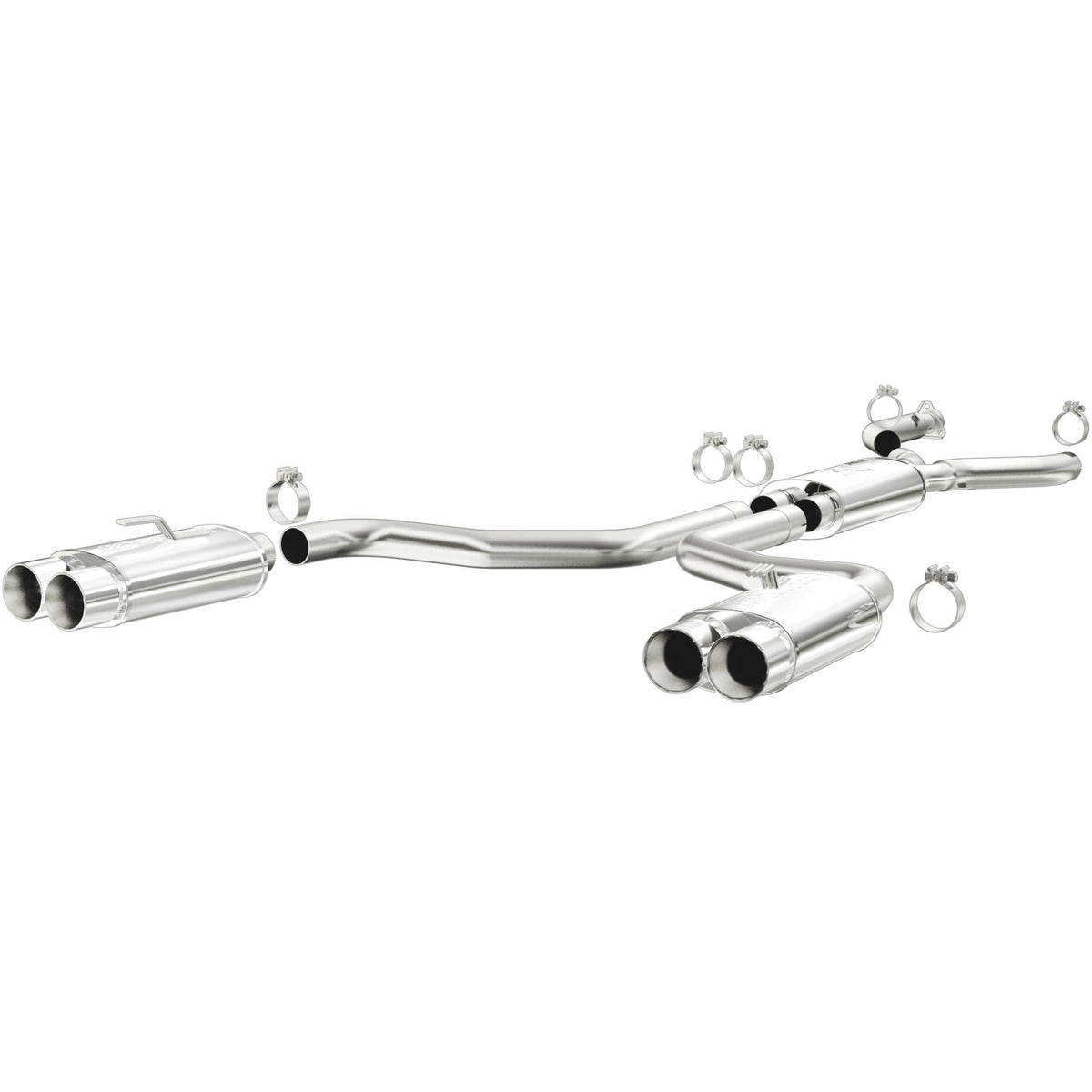 Magnaflow Street Series Stainless Cat-Back System (1992-1996 Corvette) - 16837