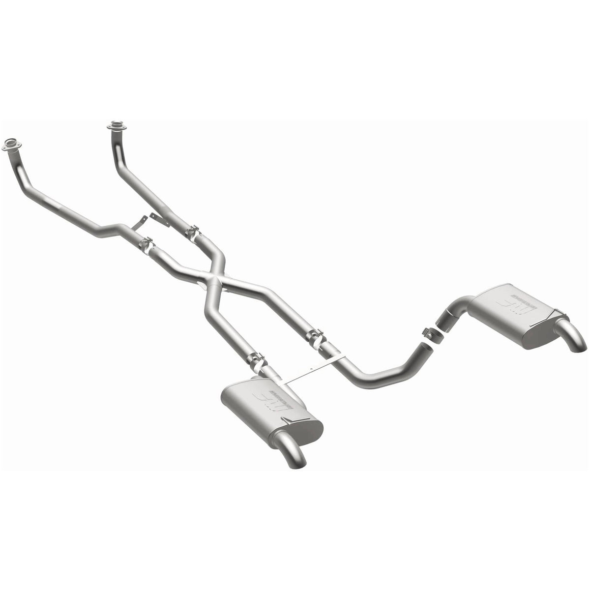 Magnaflow Street Series Stainless Crossmember-Back System (1968-1973 Corvette) - 16842