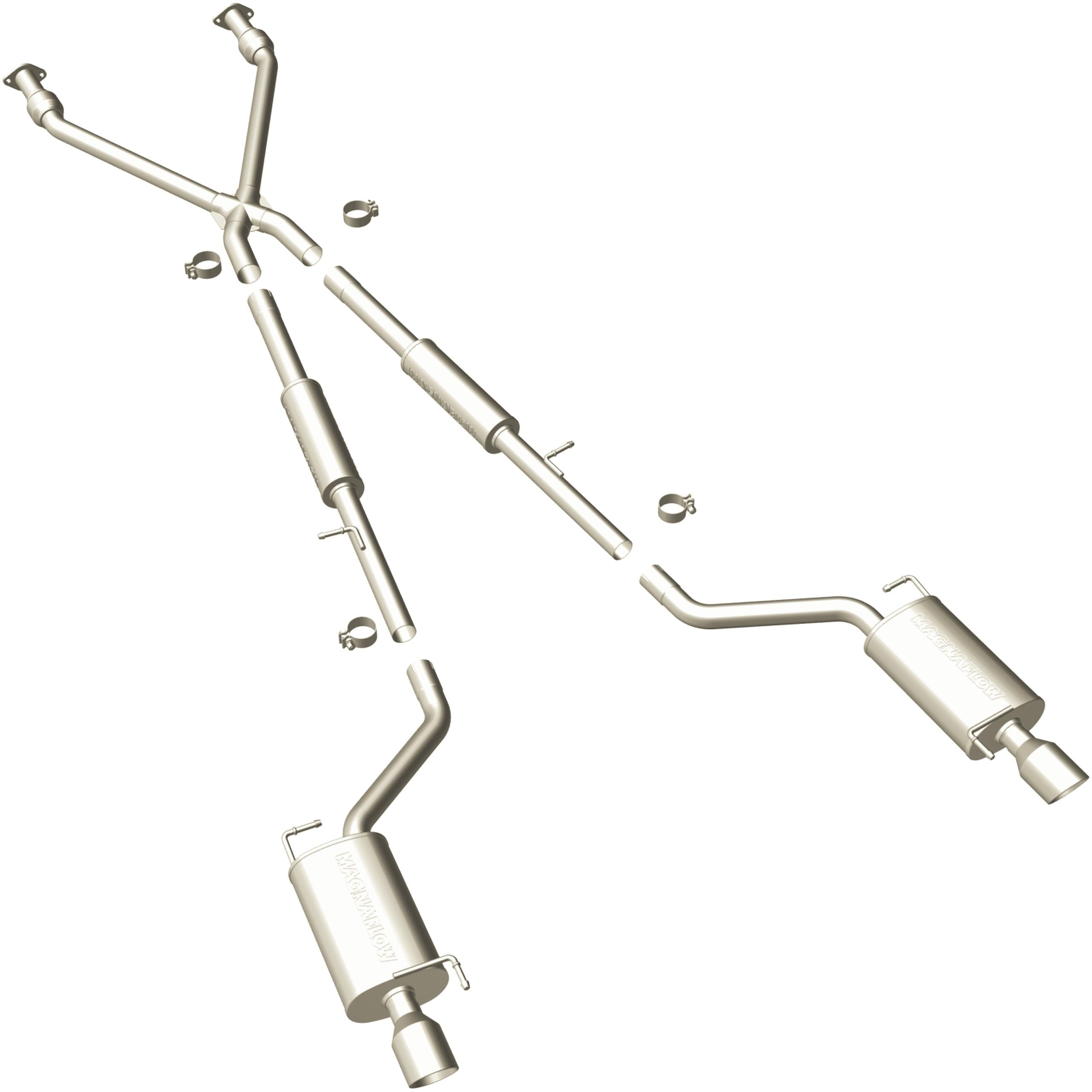 Magnaflow Street Series Stainless Cat-Back System (2007-2008 G35,2009-2013 G37) - 16862
