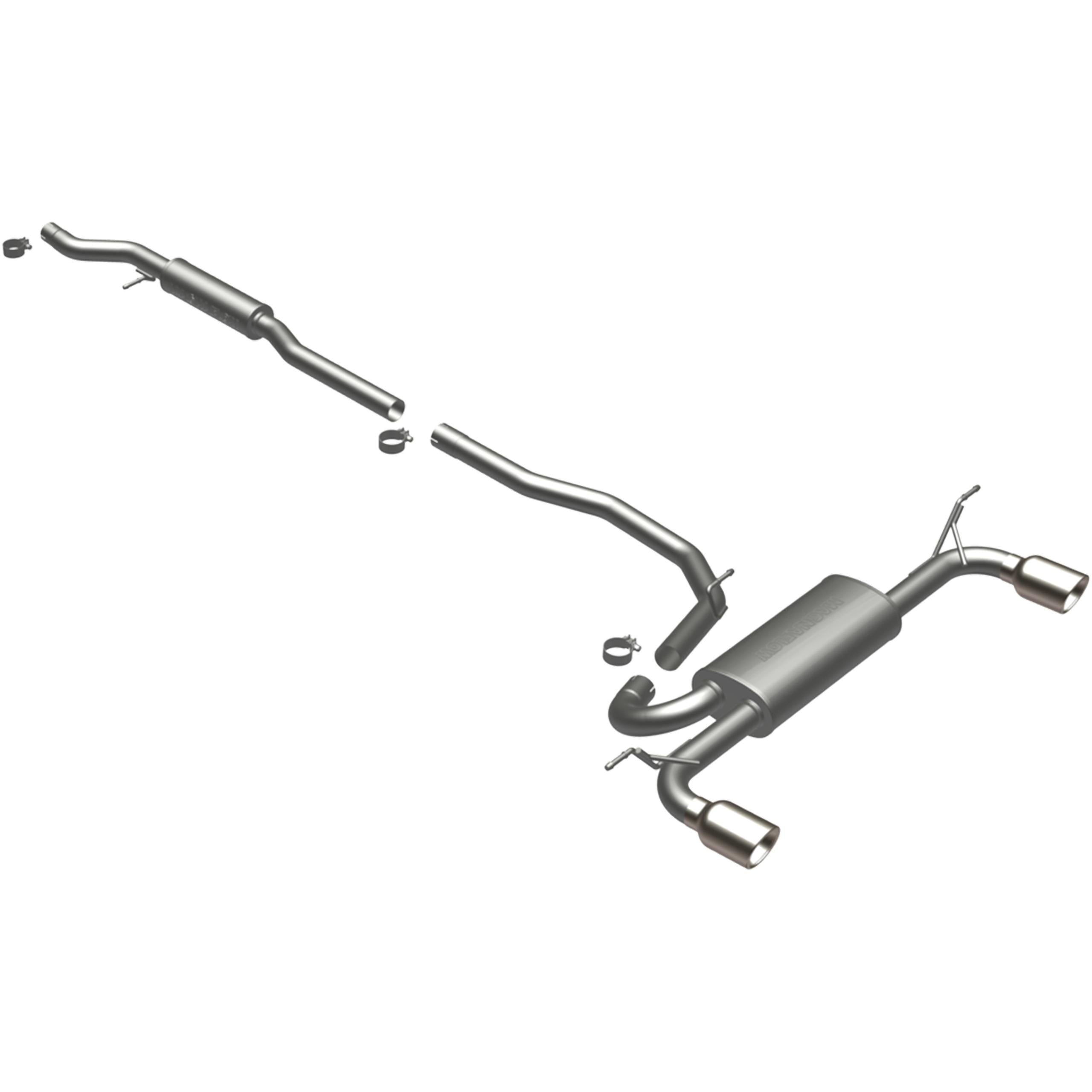 Magnaflow MF Series Stainless Cat-Back System (2007-2010 Lincoln MKX,2007-2014 Edge) - 16871