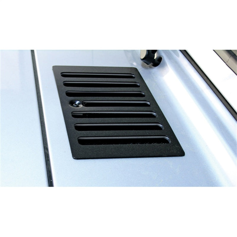 Rugged Ridge Cowl Vent Cover Black; 98-06 Jeep Wrangler Tj - 11206.03