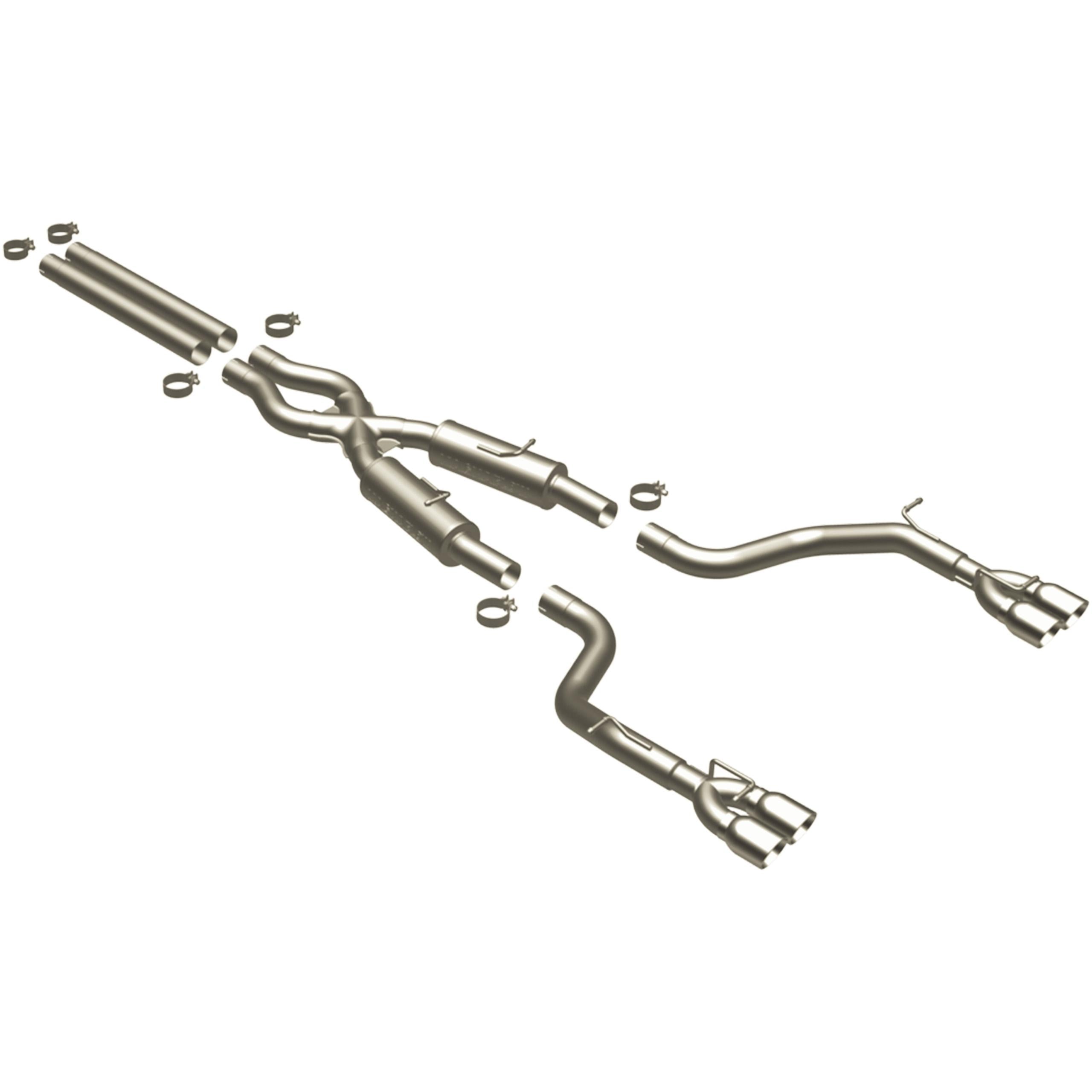 Magnaflow Competition Series Stainless Cat-Back System (2008-2014 Challenger) - 16885