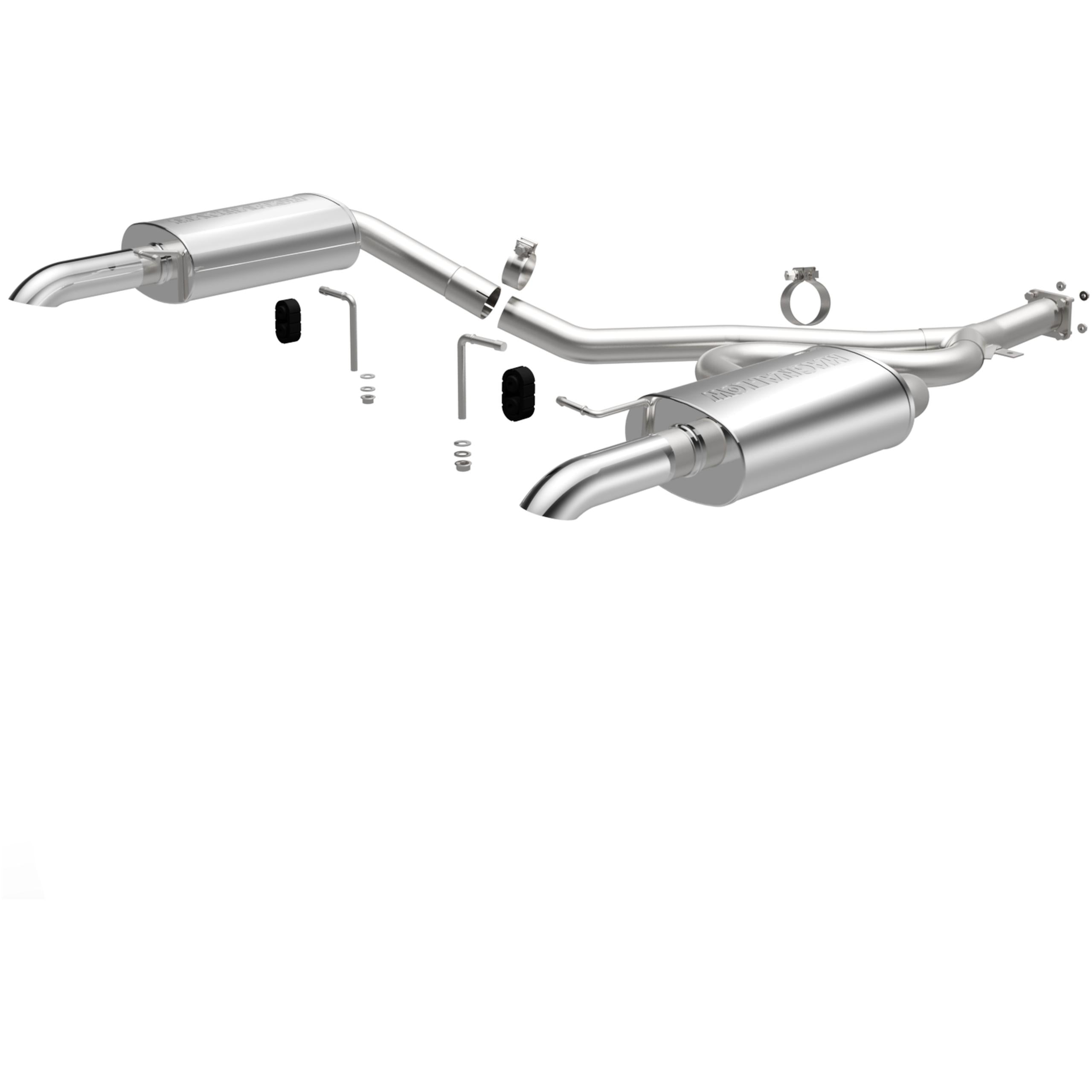 Magnaflow Street Series Stainless Cat-Back System (1980-1981 Corvette) - 16889