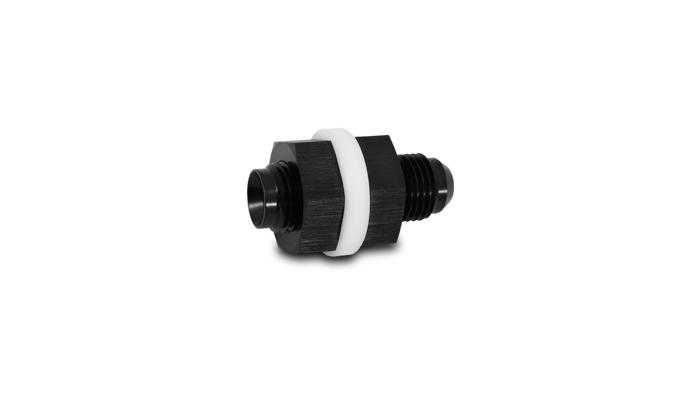 Vibrant Performance Fuel Cell Bulkhead Adapter Fitting, Size: -6An (W/ 2 Ptfe Crush Washers &Amp; N - 16892
