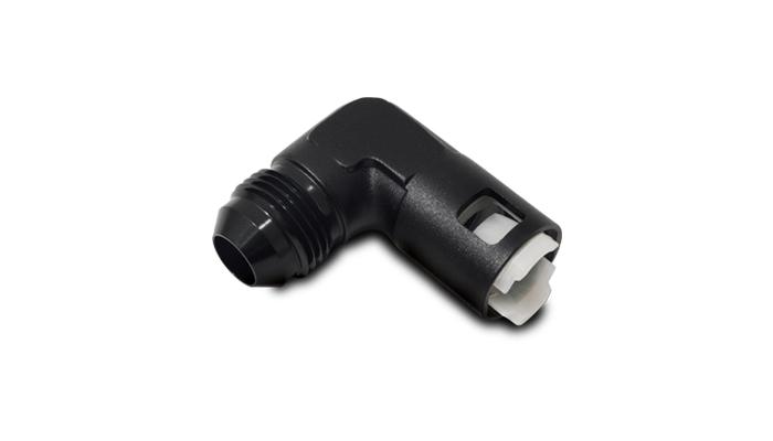 Vibrant Performance 90 Degree Male An Quick Disconnect Efi Adapter, An Size: -8 - Efi Line Size: 3/8" - 16922