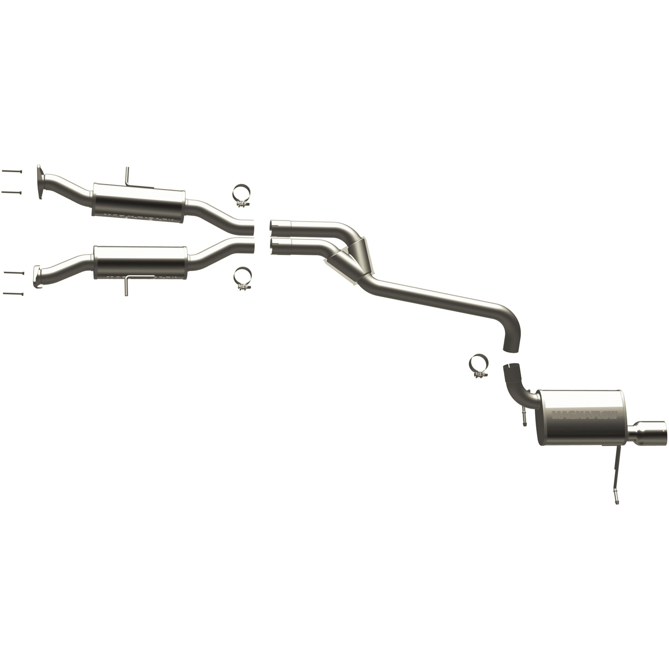 Magnaflow MF Series Stainless Cat-Back System (2011-2013 Grand Cherokee) - 16991