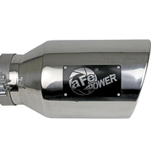 AFE MACH Force-Xp 304 Stainless Steel Clamp-on Exhaust Tip Polished (5 IN Inlet x 8 IN Outlet x 15 IN L) - 49T50801-P15