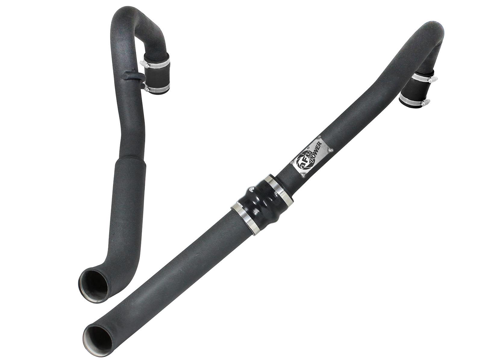 AFE BladeRunner 3 IN Aluminum Hot Charge Pipe Black (2015-2017 F-150) - 46-20208-B