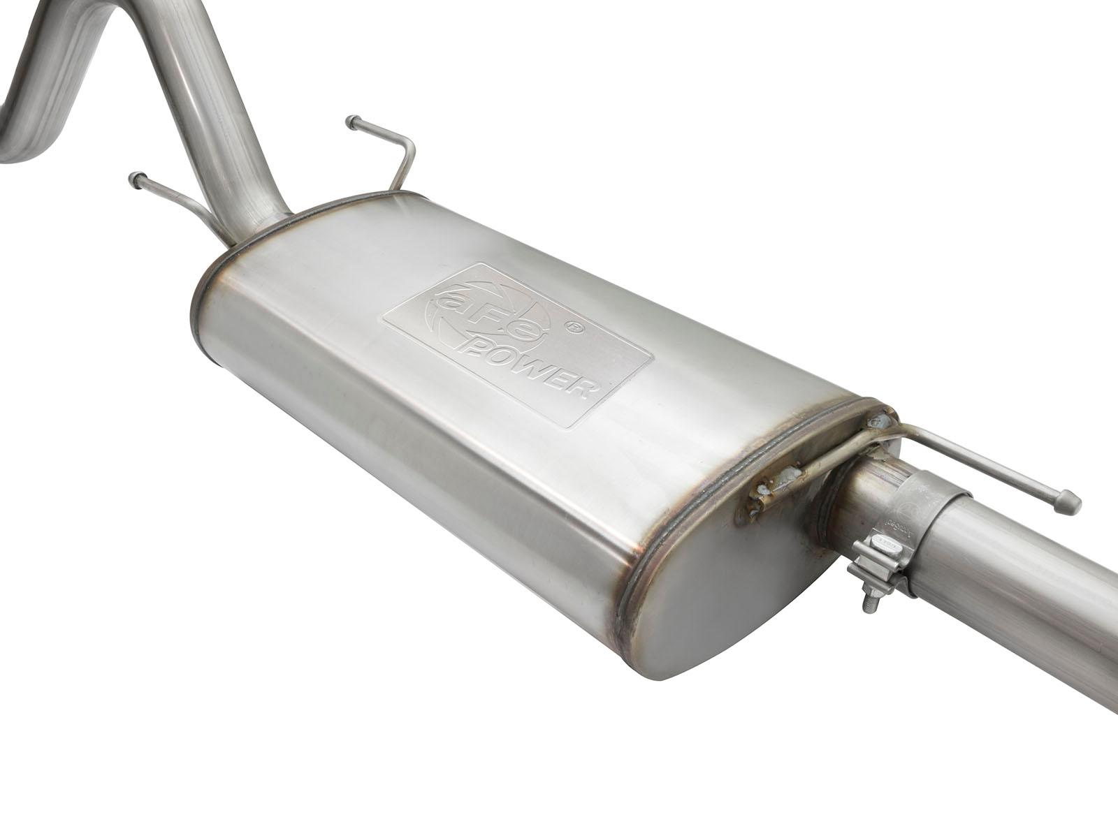 AFE MACH Force-Xp 3 IN 409 Stainless Steel Cat-Back Exhaust System w/Black Tip (2016-2021 Tacoma) - 49-46026-B