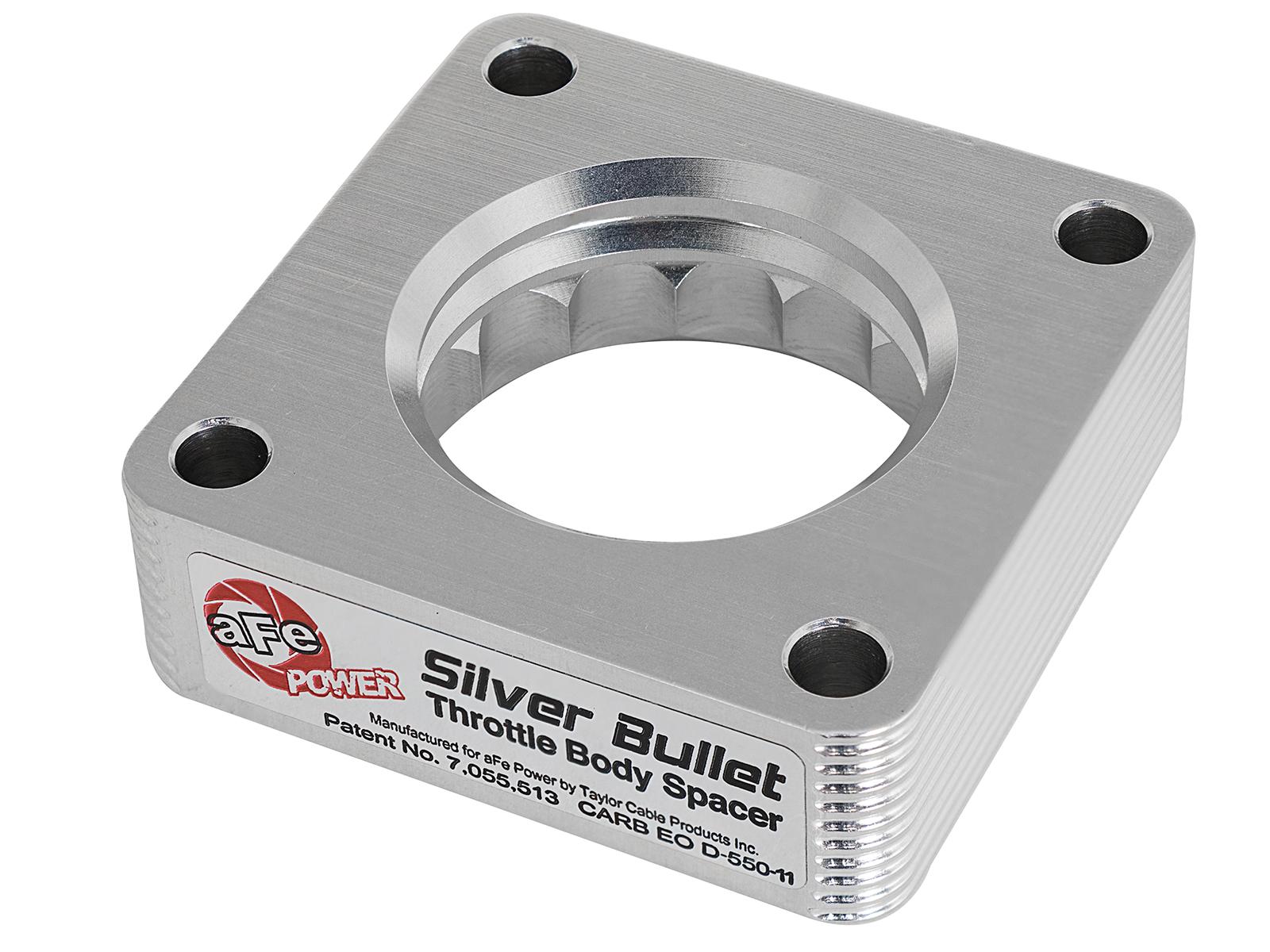 AFE Silver Bullet Throttle Body Spacer Kit (1991-2006 Cherokee, Grand Cherokee, Wrangler, Wrangler) - 46-35001