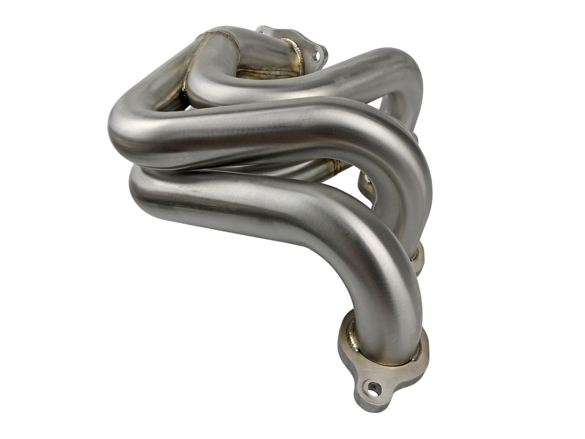 AFE Twisted Steel 1-7/8 IN to 2-3/4 IN 304 Stainless Headers w/ Brushed Finish (Chevrolet Corvette (C8) 20-25 V8-6.2L) - 48-34148-H
