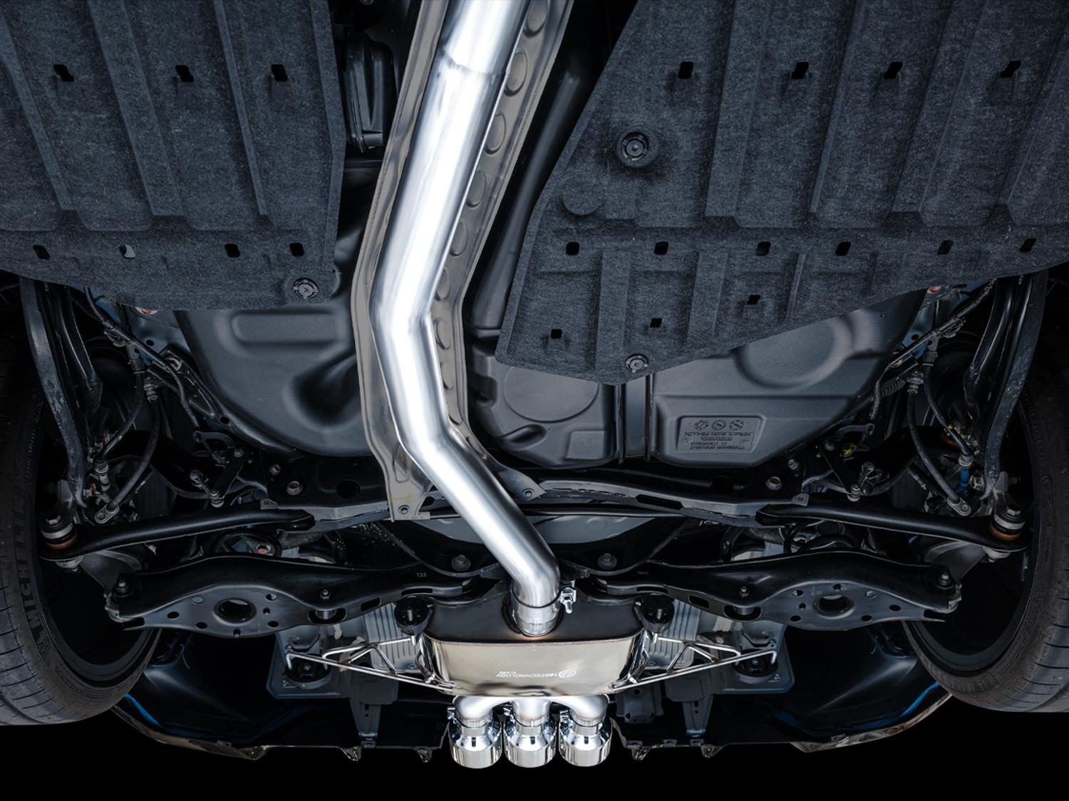 AWE Touring Edition for FL5 CTR - Triple Chrome Tips - 3015-52287